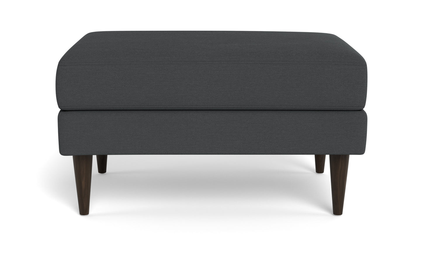 Wallace Untufted Ottoman - Peyton Navy