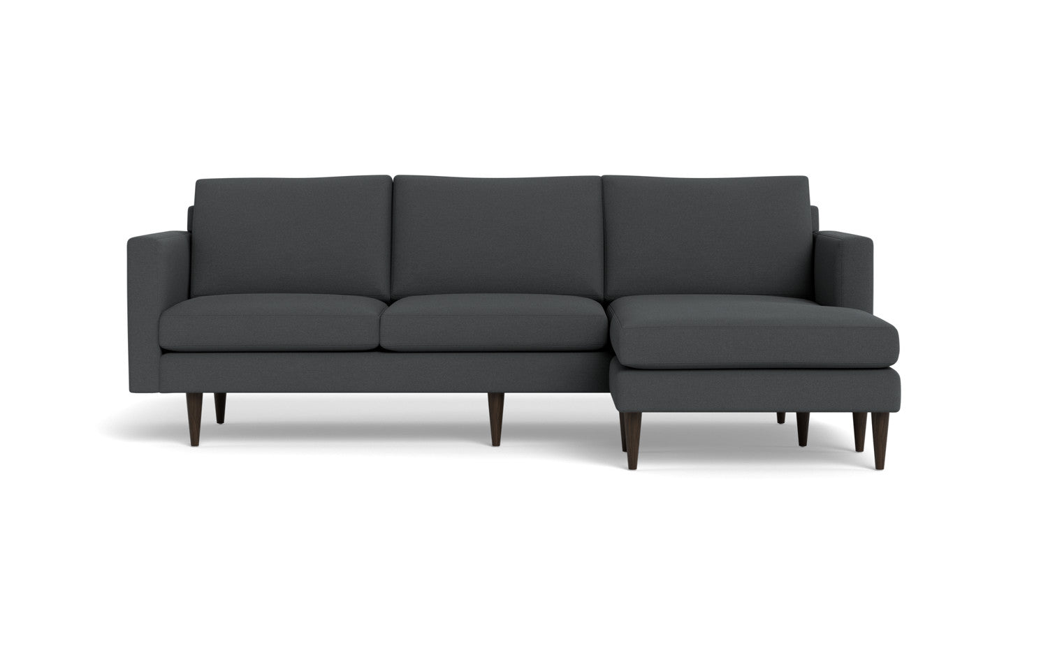 Wallace 98" Untufted Reversible Chaise Sofa - Peyton Pepper