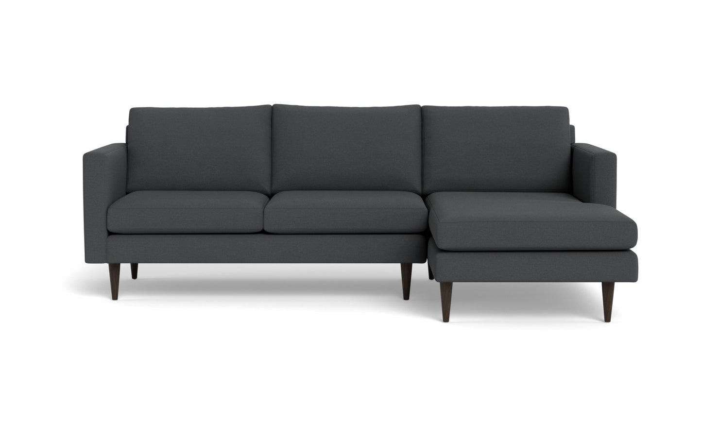 Wallace 98" Untufted Right Chaise Sectional - Peyton Navy