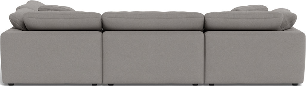 Fluffy 133.5" 4 Piece Sectional w/Otto - Peyton Slate