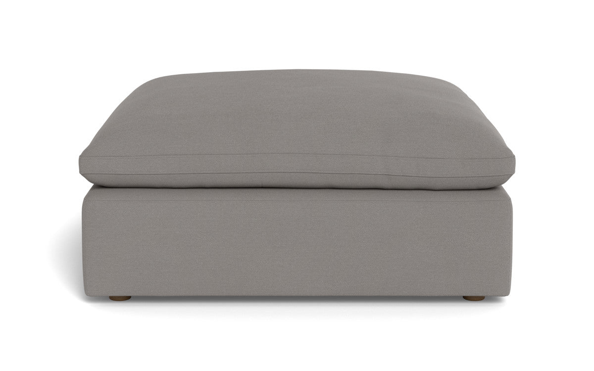 Fluffy Ottoman - Peyton Slate