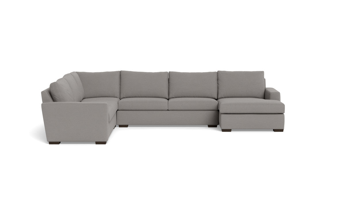 Mesa 156" Corner Sectionals w. Right Chaise - Peyton Slate