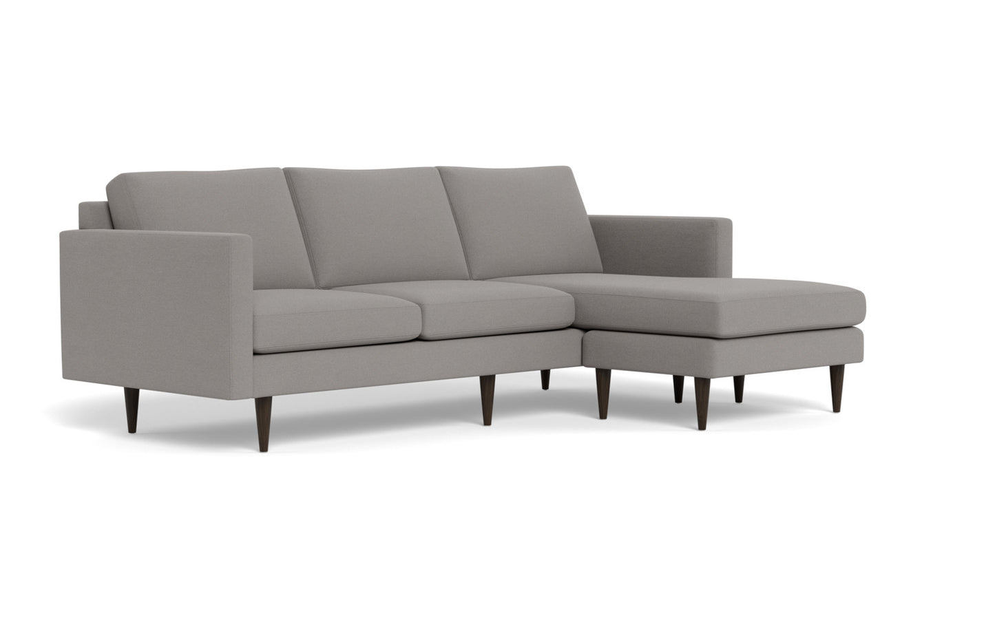 Wallace 98" Untufted Reversible Chaise Sofa - Peyton Slate
