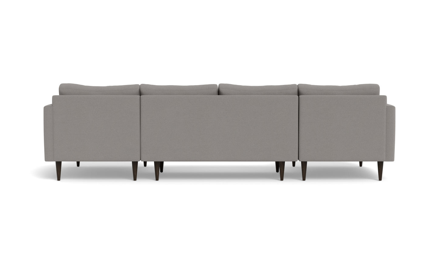Wallace 126" Untufted Double Chaise U Sectional