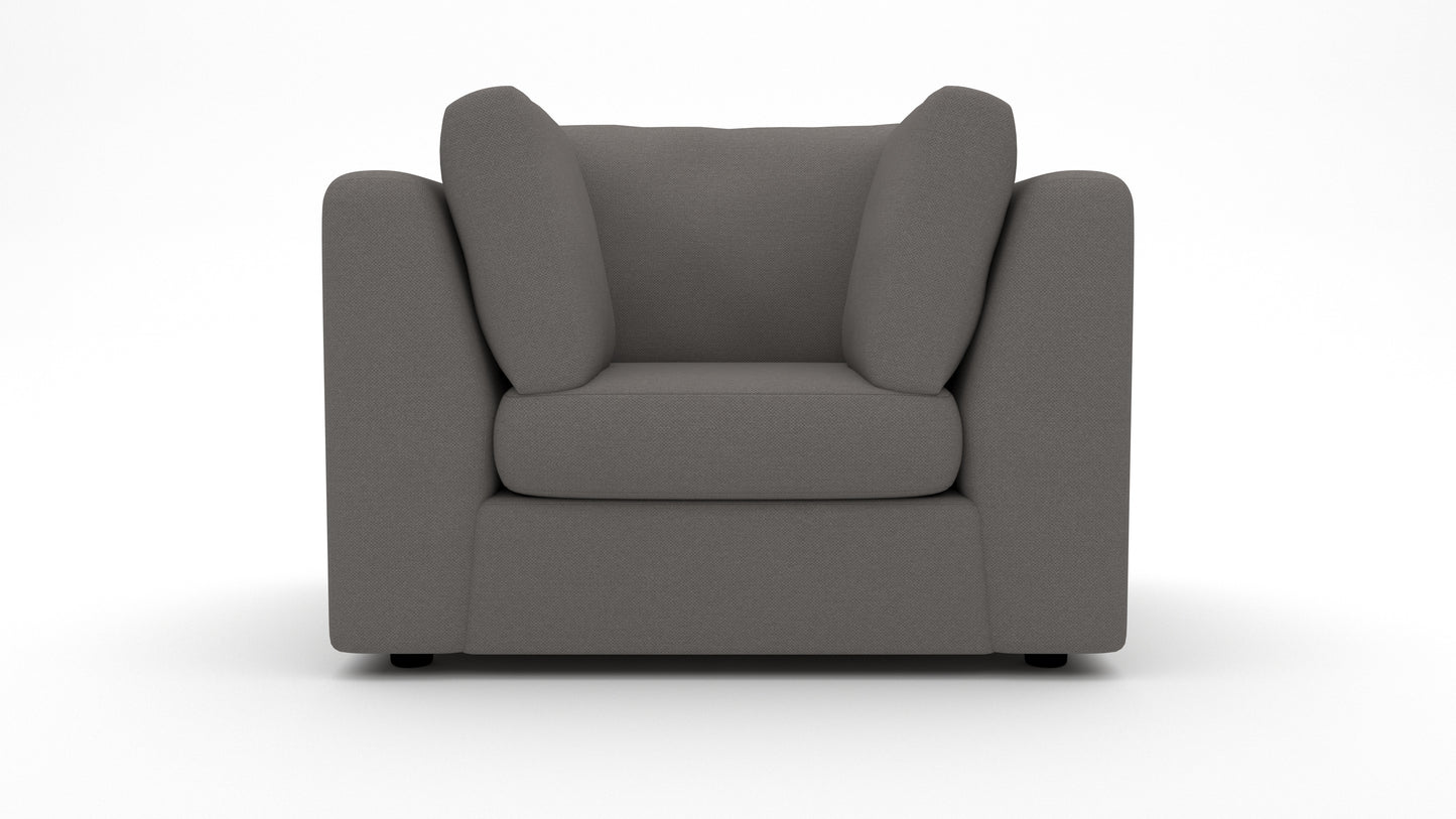 Parmer 54" Arm Chair - Peyton Slate