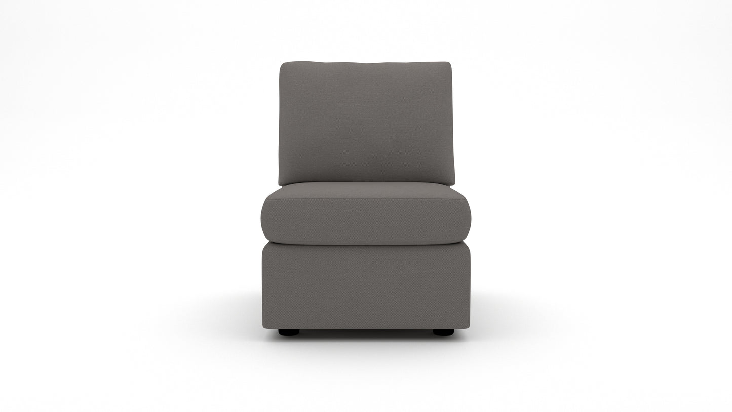 Parmer Armless Chair - Peyton Slate