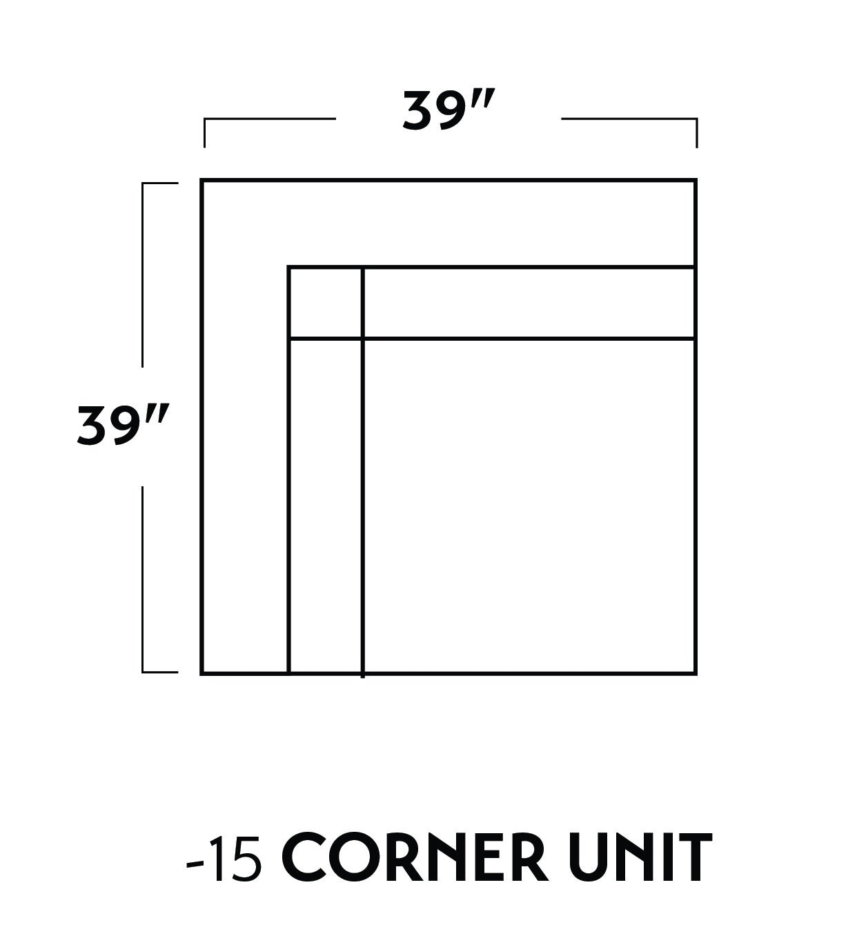 Parmer Corner Unit - Peyton Slate
