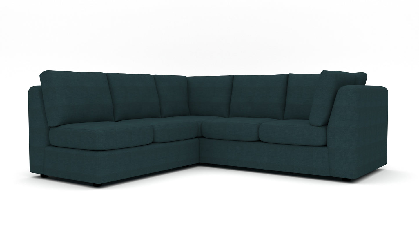 Parmer Armless Sectional - Elliot Teal