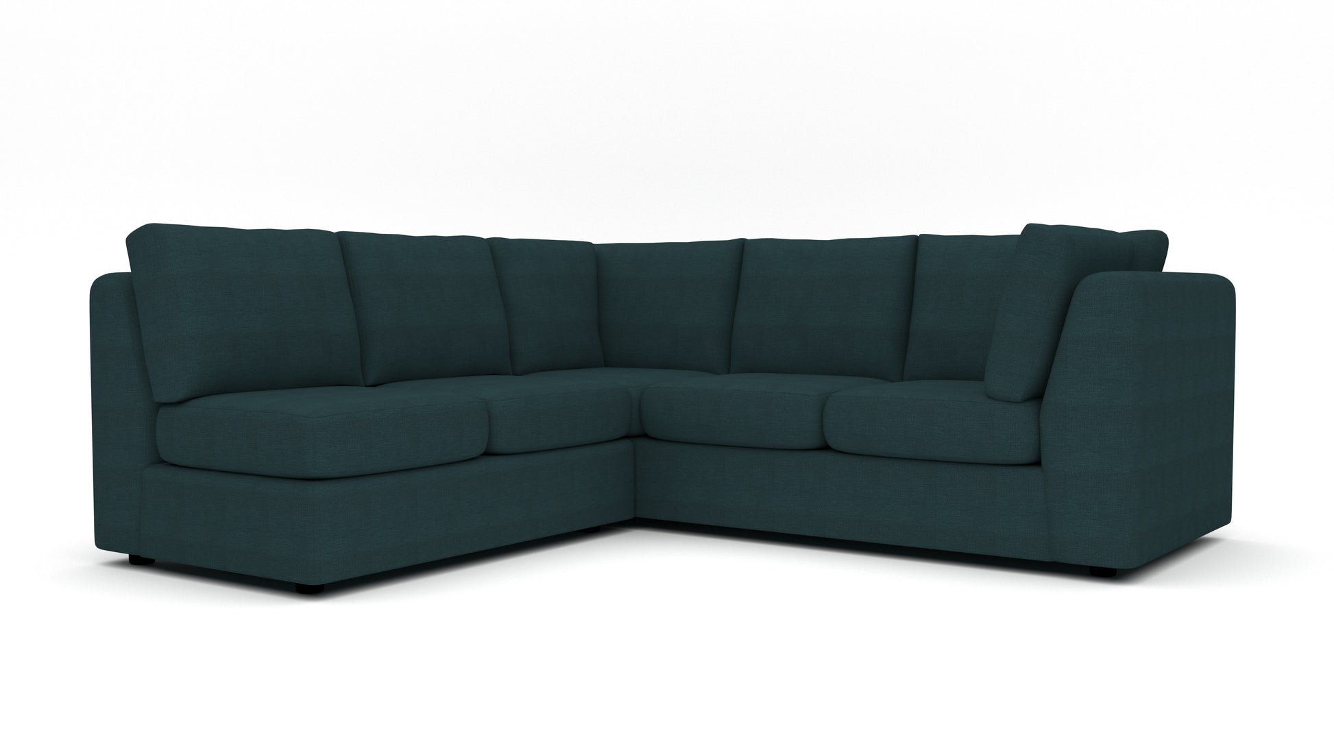 Parmer Armless Sectional - Elliot Teal