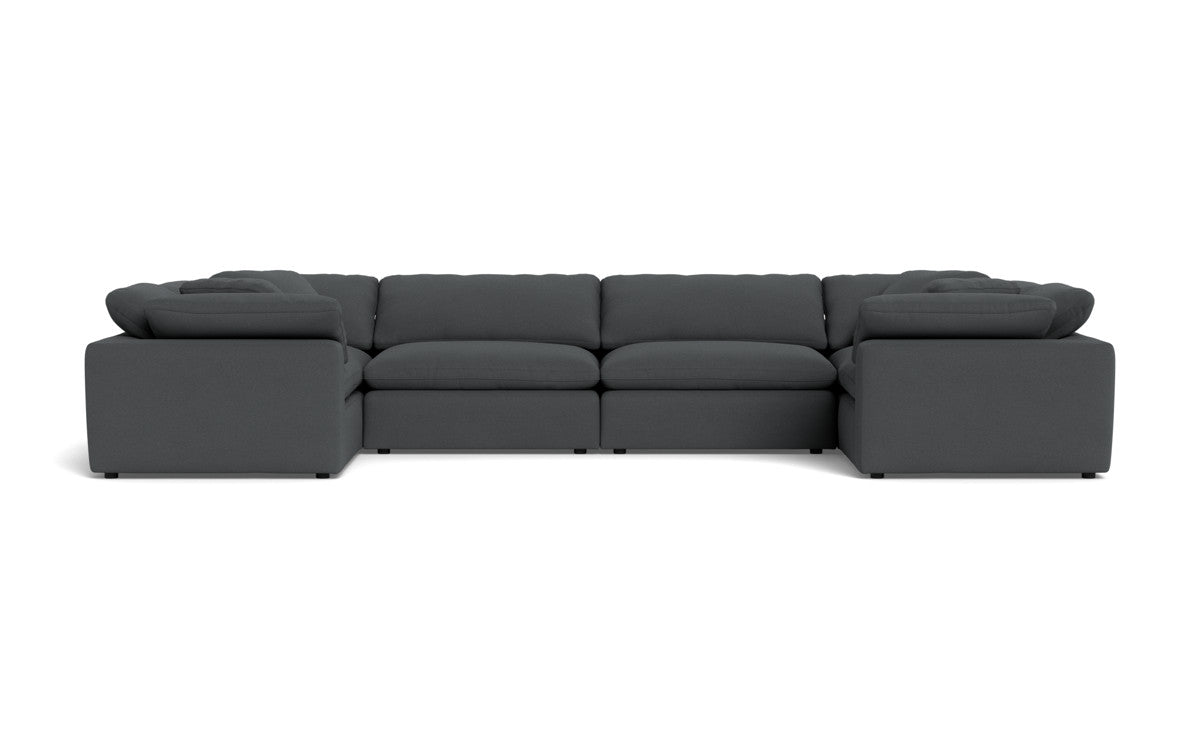 Fluffy 178" 4 Corner U Sectional - Peyton Pepper