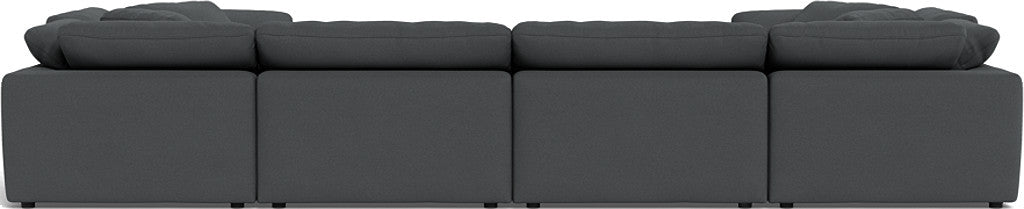 Fluffy 178" 4 Corner U Sectional - Peyton Pepper