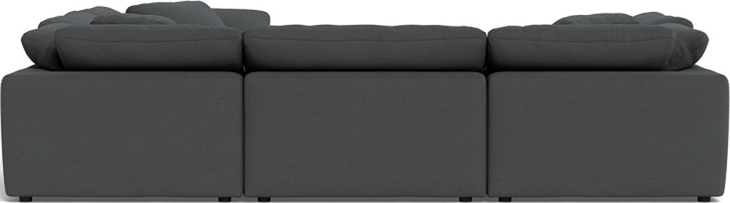 Fluffy 133.5" 6 Piece Sectional W/Ottoman - Peyton Pepper