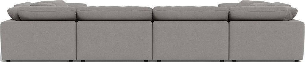 Fluffy 178" 4 Corner U Sectional - Peyton Slate