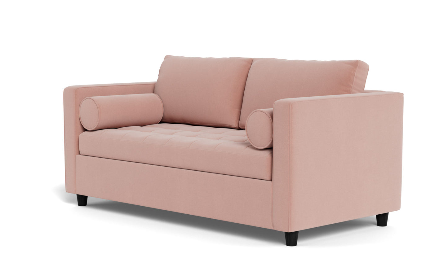 Ladybird 72" Full Sleeper Loveseat Superb Blush Quick Ship -
