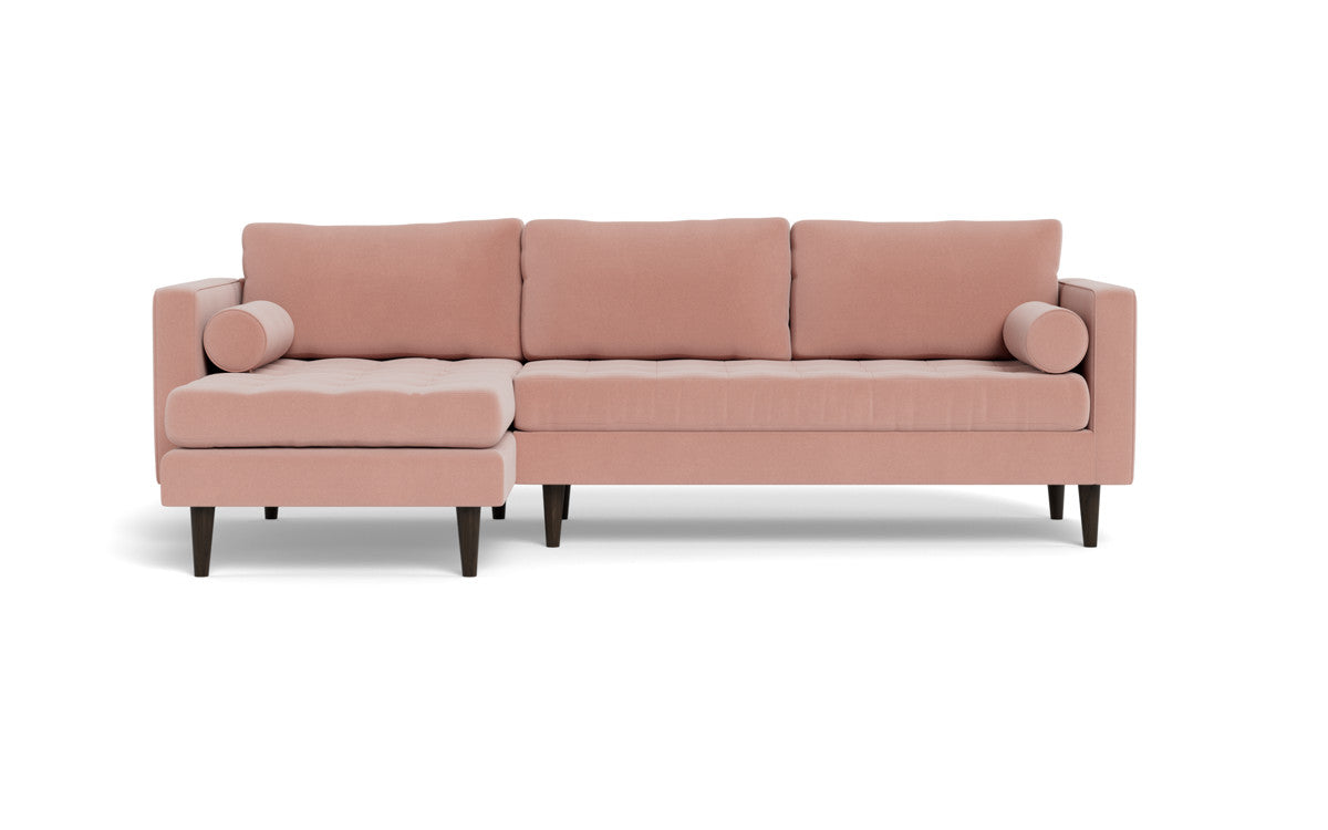 Ladybird 102" Left Chaise Sectional - Superb Blush