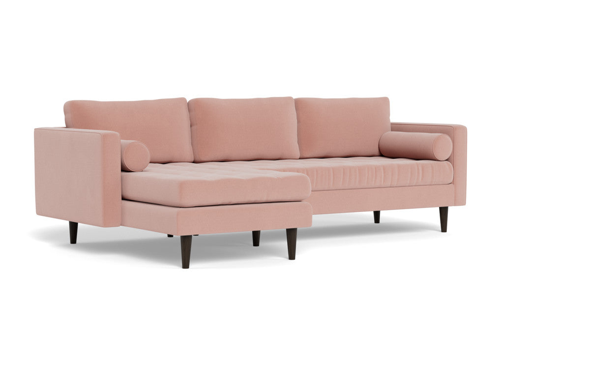 Ladybird 102" Left Chaise Sectional - Superb Blush