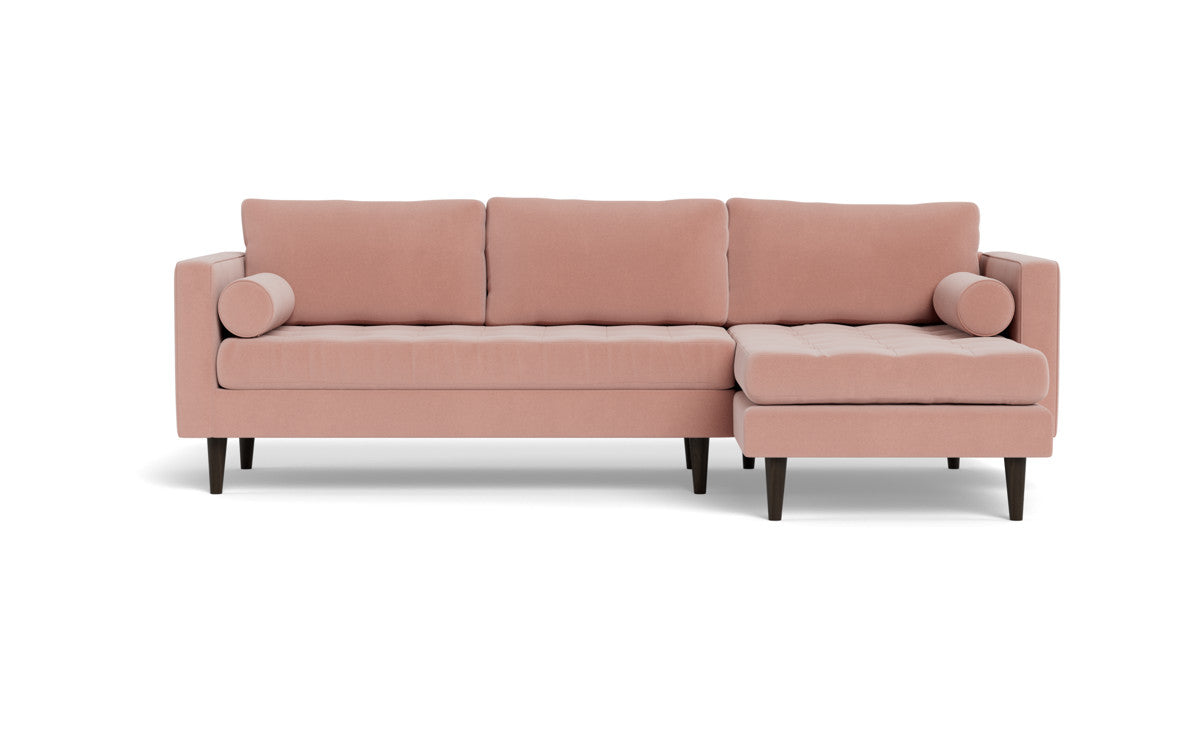 Ladybird 102" Right Chaise Sectional - Superb Blush