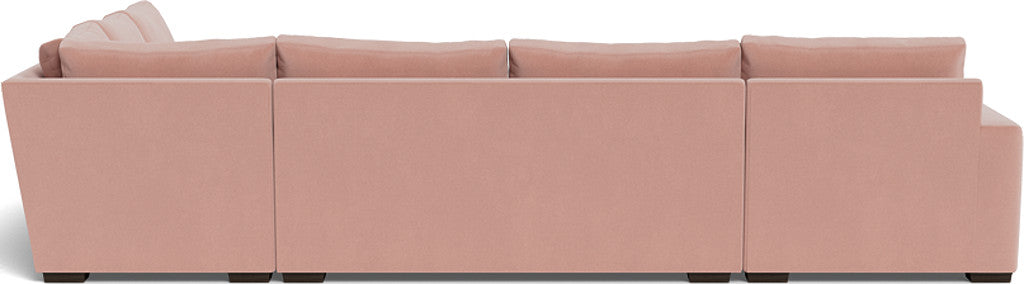 Mesa 156" Corner Sectionals w. Left Chaise - Superb Blush