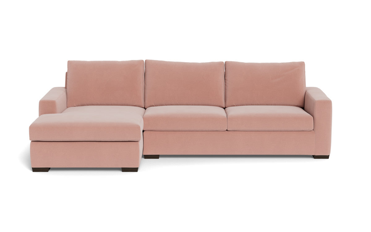 Mesa 123" Left Chaise Sectional - Superb Blush