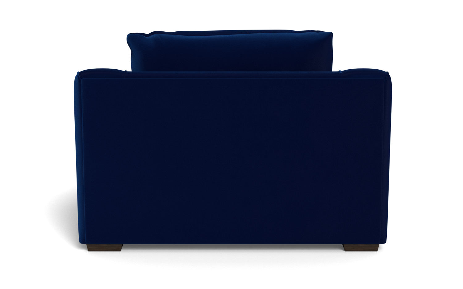 Austonian 56" Arm Chair - Superb Cobalt