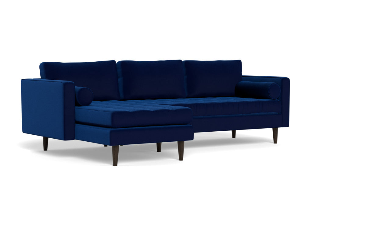 Ladybird 102" Left Chaise Sectional - Superb Cobalt