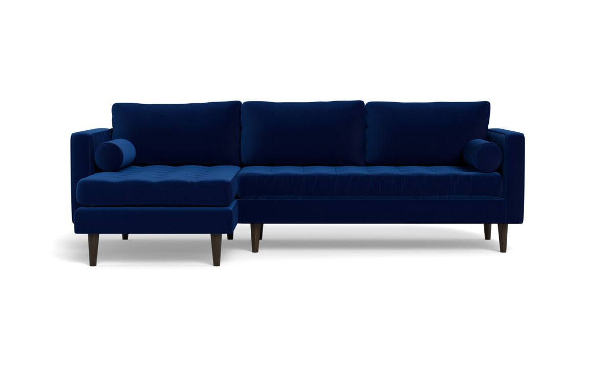 Ladybird 102" Left Chaise Sectional - Superb Cobalt