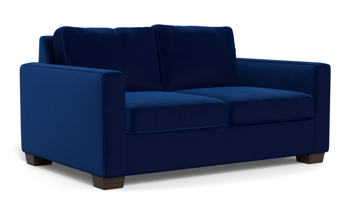 Track 62" Loveseat - Superb Cobalt