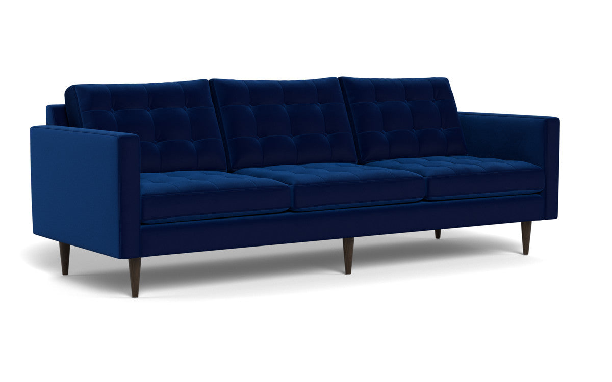 Wallace 98" Estate Sofa - Superb Cobalt
