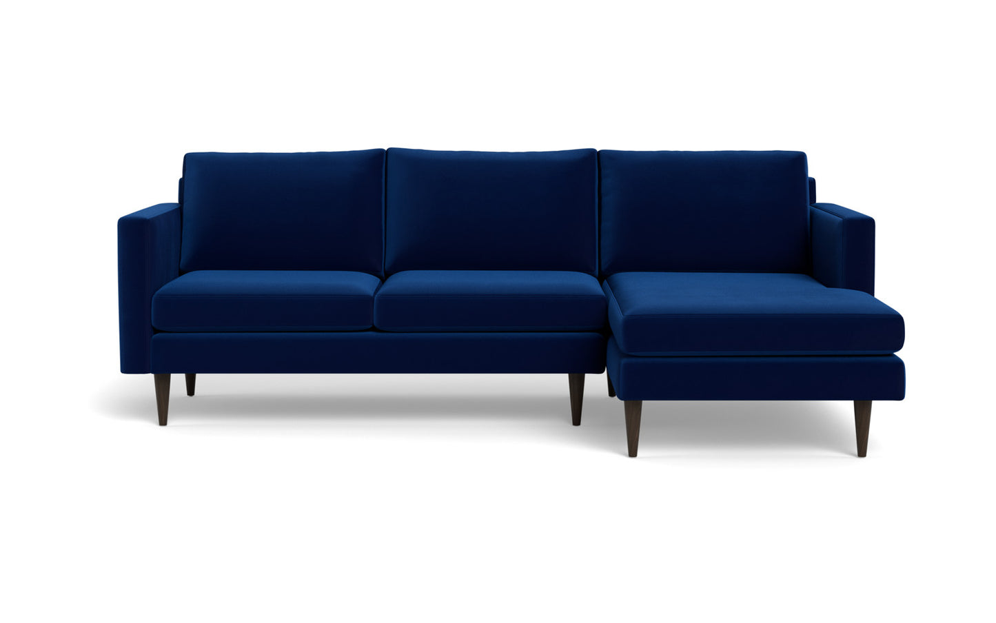 Wallace 98" Untufted Right Chaise Sectional - Superb Blush