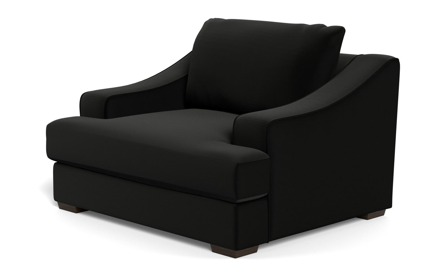 Austonian 56" Arm Chair - Superb Gunmetal
