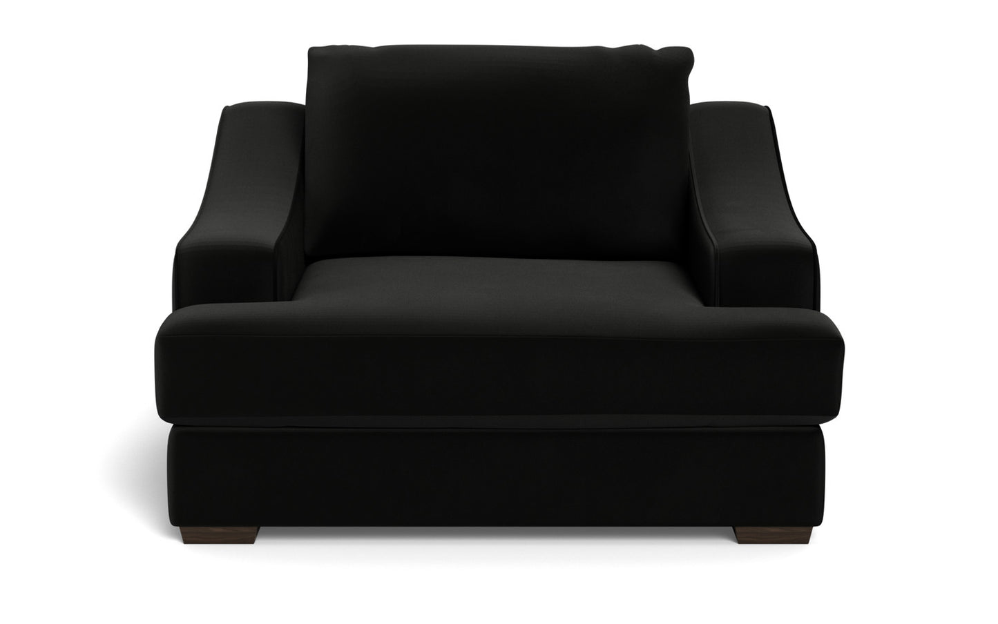 Austonian 56" Arm Chair - Superb Gunmetal