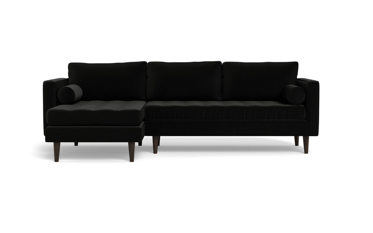 Ladybird 102" Left Chaise Sectional - Superb Gunmetal