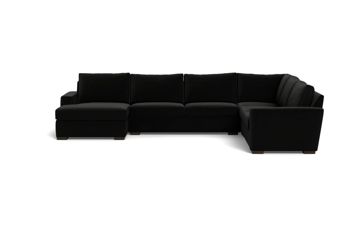 Mesa 156" Corner Sectionals w. Left Chaise - Superb Gunmetal