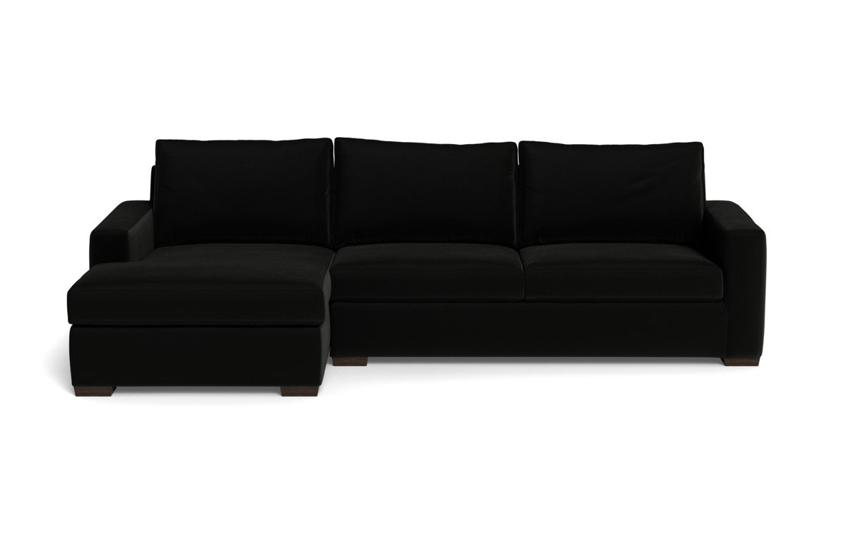 Mesa 123" Left Chaise Sectional - Superb Gunmetal