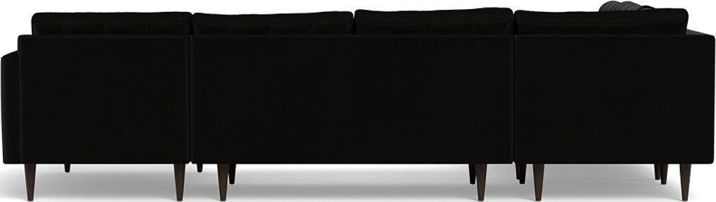 Wallace 130" Corner Sectionals w. Right Chaise - Superb Gunmetal