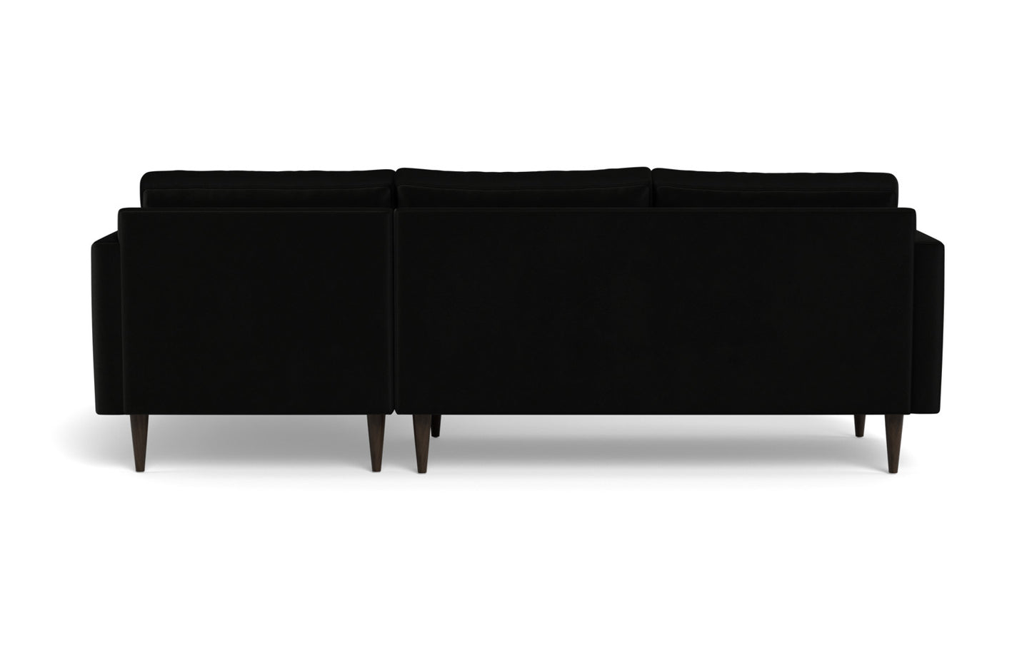 Wallace 98" Untufted Right Chaise Sectional - Superb Cobalt