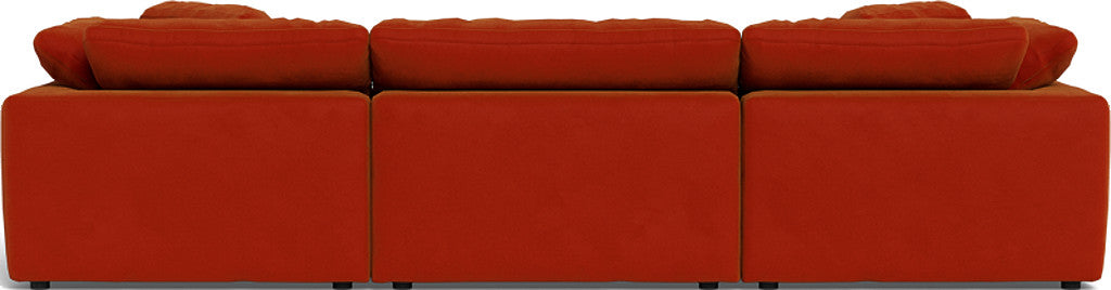 Fluffy 133.5" 3 Piece Sofa W/Double Ottoman - Superb Hacienda