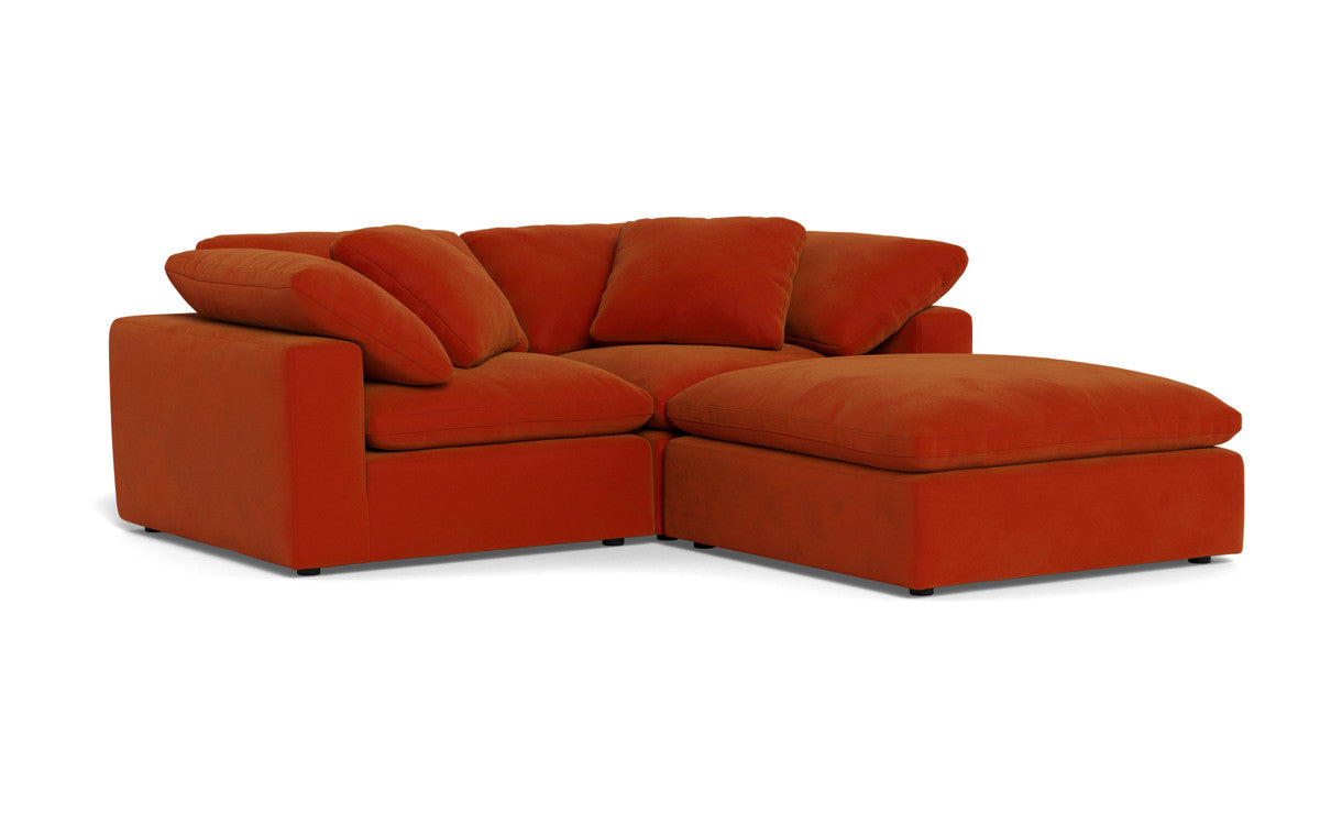 Fluffy 89" 2 Piece Sofa w/Otto - Superb Hacienda