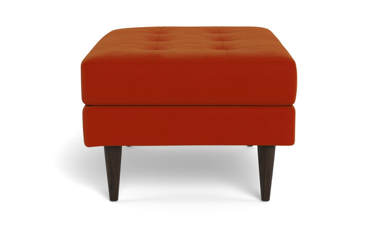 Wallace Ottoman - Superb Gunmetal