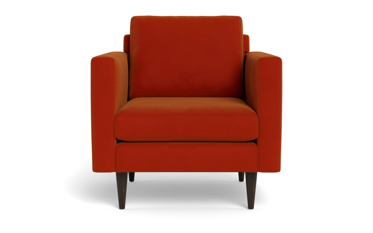 Wallace 34" Untufted Arm Chair - Superb Gunmetal