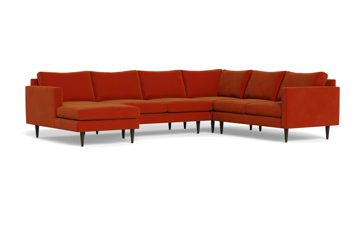 Wallace 130" Untufted Corner Sectionals w. Left Chaise - Superb Hacienda