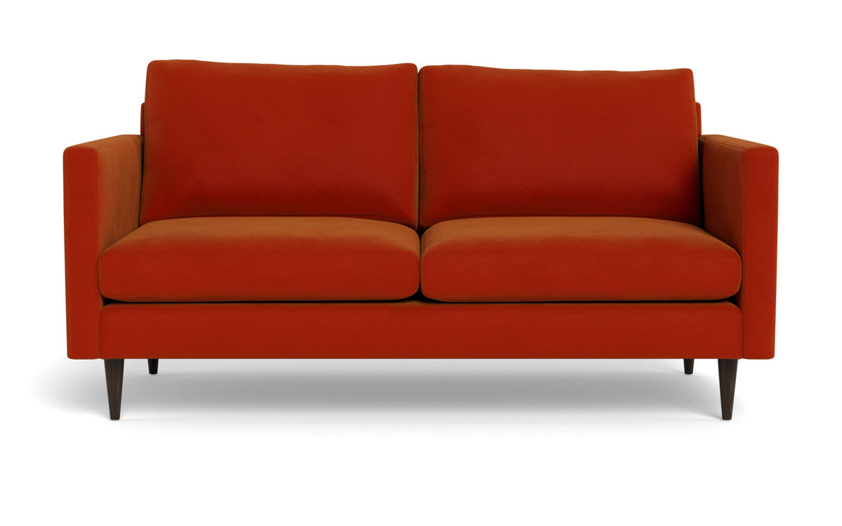Wallace 69" Untufted Loveseat - Superb Gunmetal