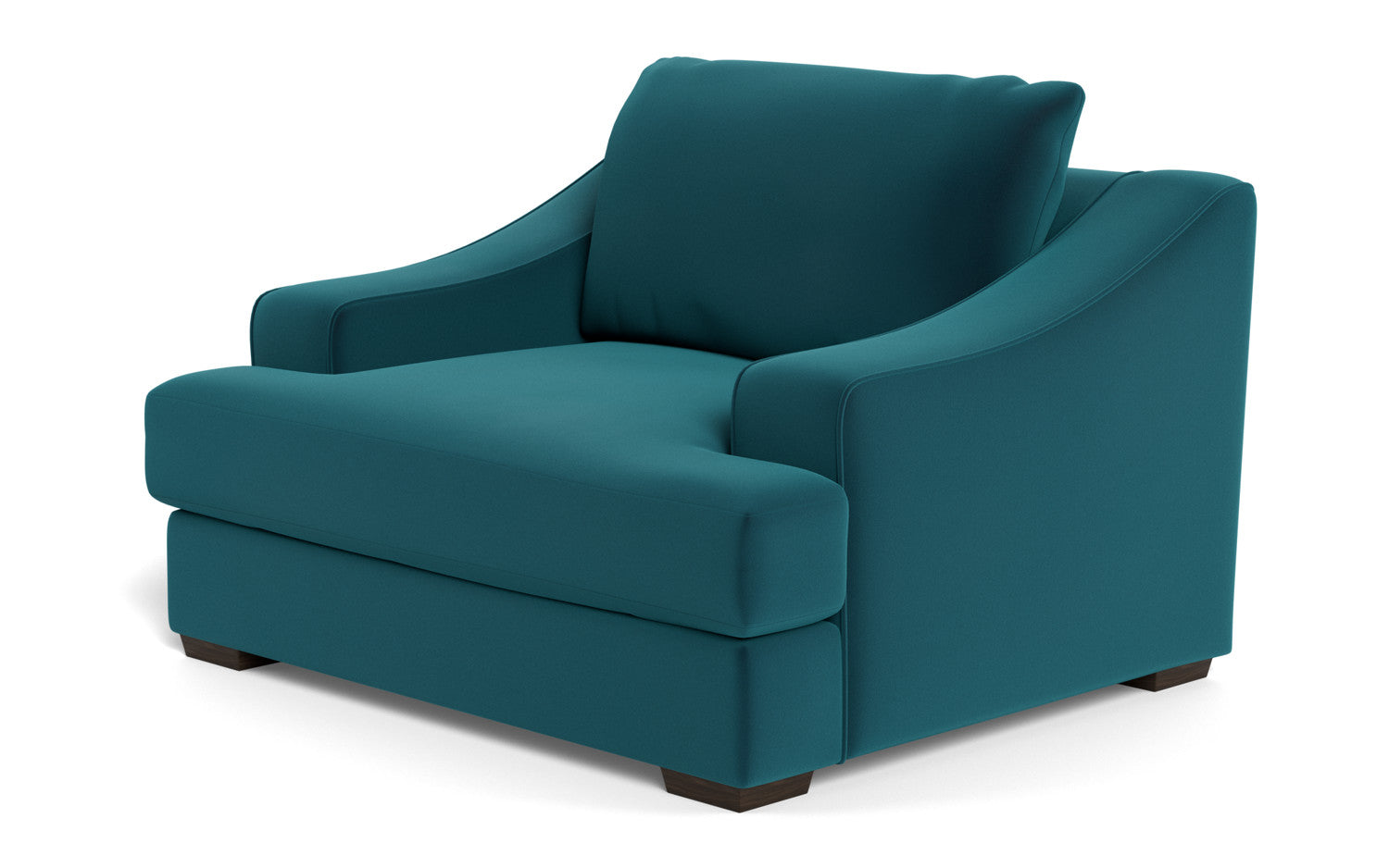 Austonian 56" Arm Chair - Superb Peacock