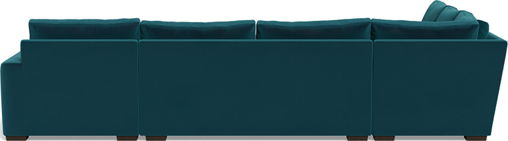 Mesa 156" Corner Sectionals w. Right Chaise - Superb Peacock