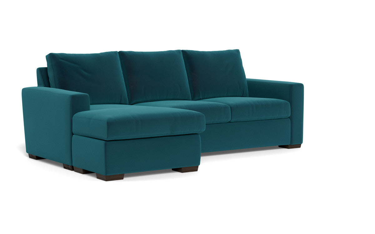 Mesa 101" Reversible Sofa Chaise - Superb Peacock
