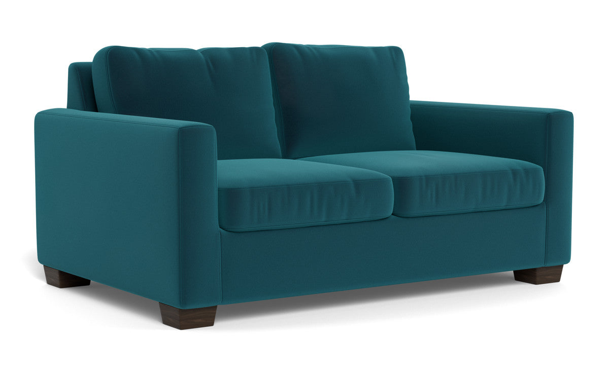 Track 62" Loveseat - Superb Peacock