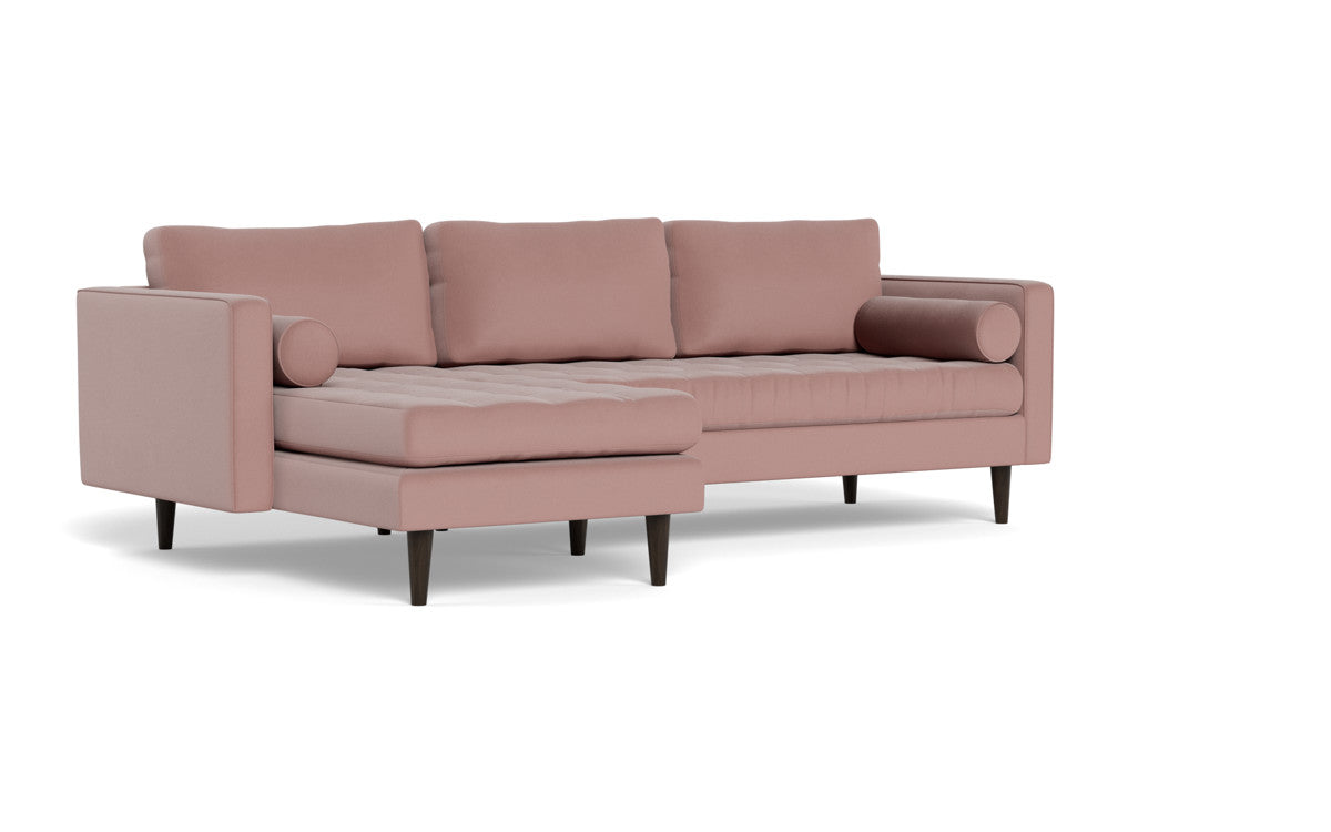 Ladybird 102" Left Chaise Sectional - Superb Peony