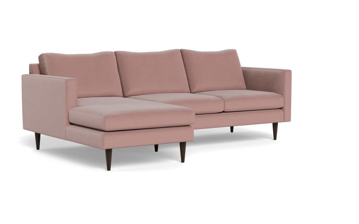 Wallace 98" Untufted Left Chaise Sectional - Superb Peony