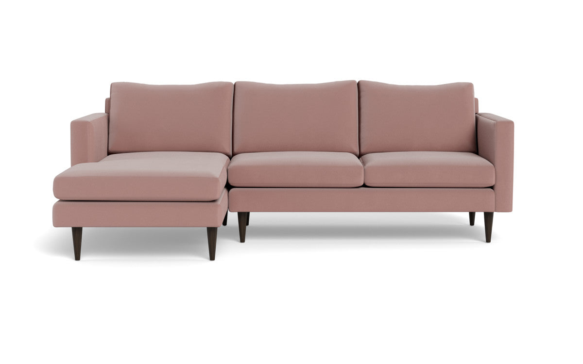 Wallace 98" Untufted Left Chaise Sectional - Superb Peacock
