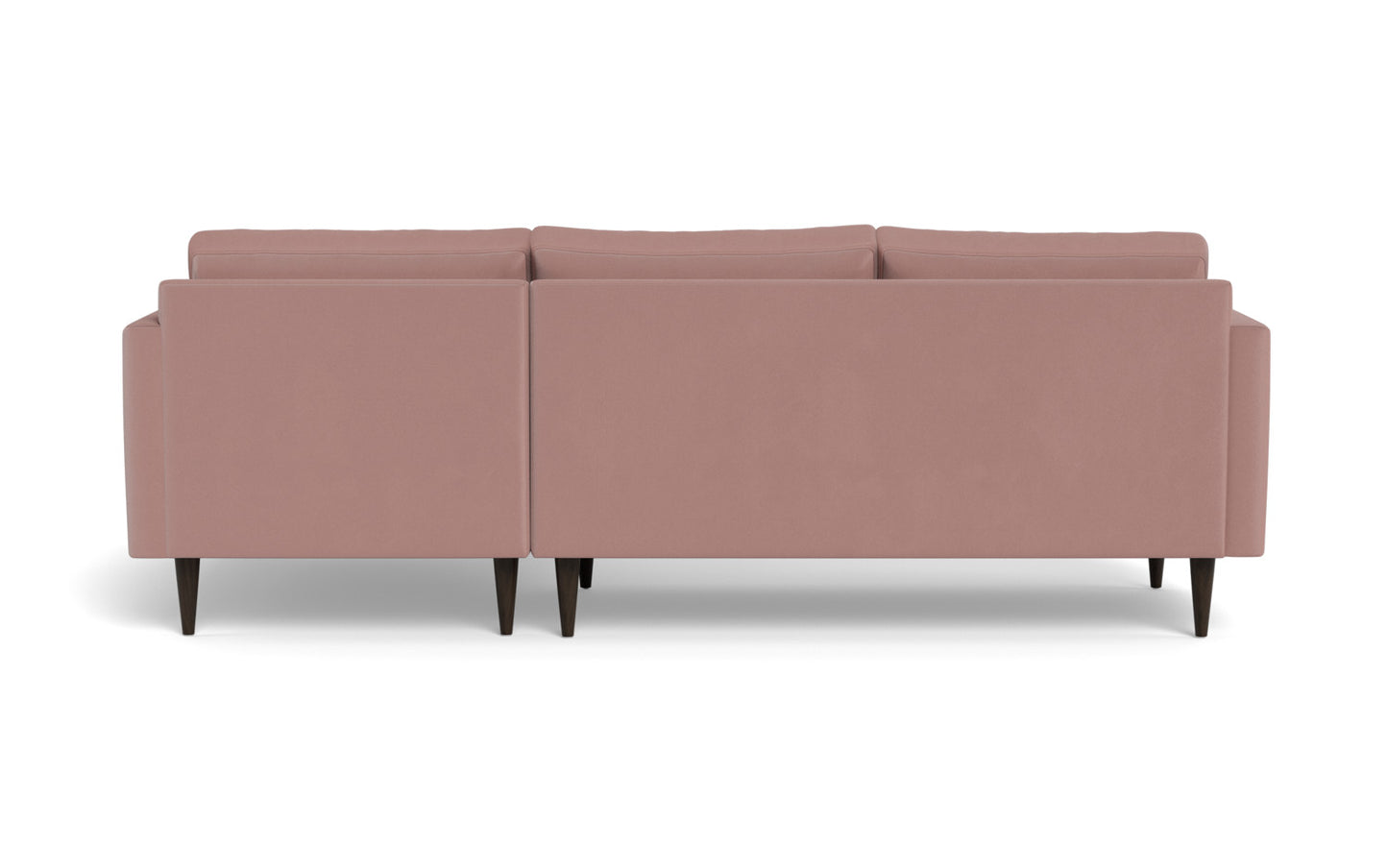 Wallace 98" Untufted Right Chaise Sectional - Superb Peony